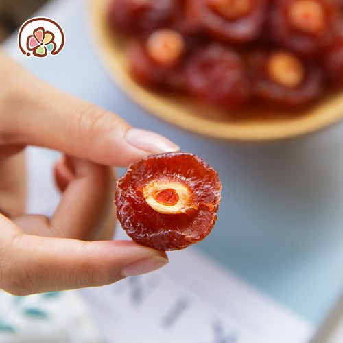 花熙梦半梅干500g玫瑰半梅果干李子干话梅鸳鸯半边梅零食蜜饯果脯 - 图2
