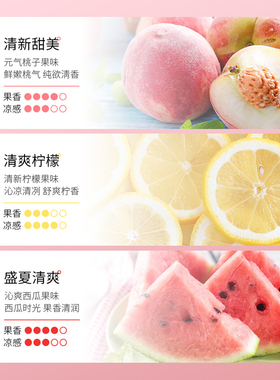 【拍3件 第3件0元】水果味薄荷便携清爽漱口水约会清新口气洁净7