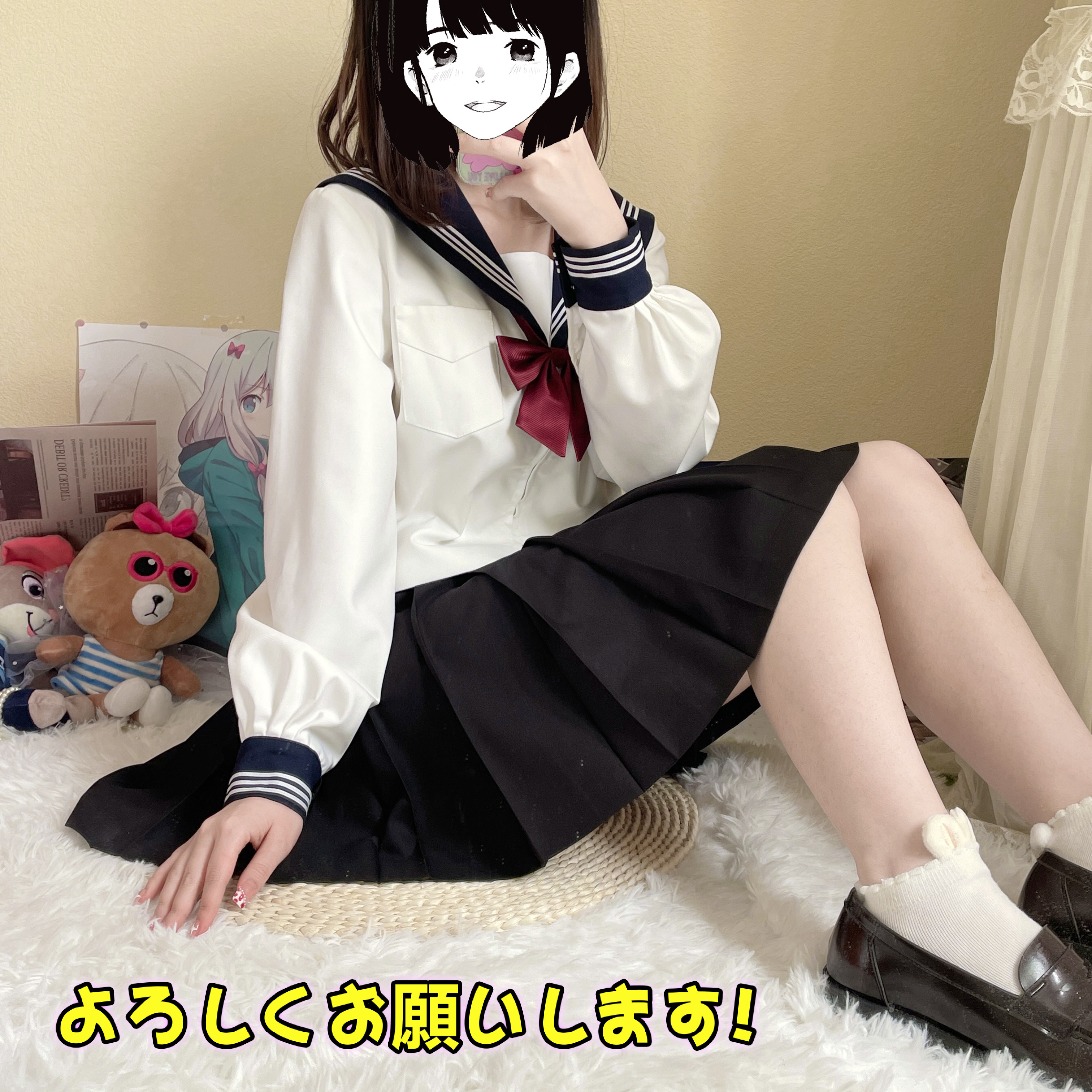 科科米勒JK制服套装女原创正版水手服新款半身裙衬衫两件套校服秋 - 图2