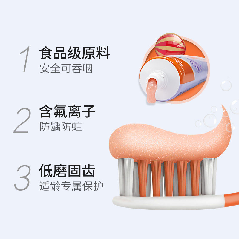 candida含氟防蛀瑞士小泡泡岁牙膏 candida牙膏