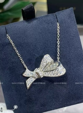 QIANYI仟意珠宝【轻奢系列】白富美名媛丝绸璀璨不对称蝴蝶结手镯