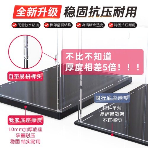 适用911展示盒42096保时捷积木拼装模型透明防尘罩亚克力收纳盒子 - 图1