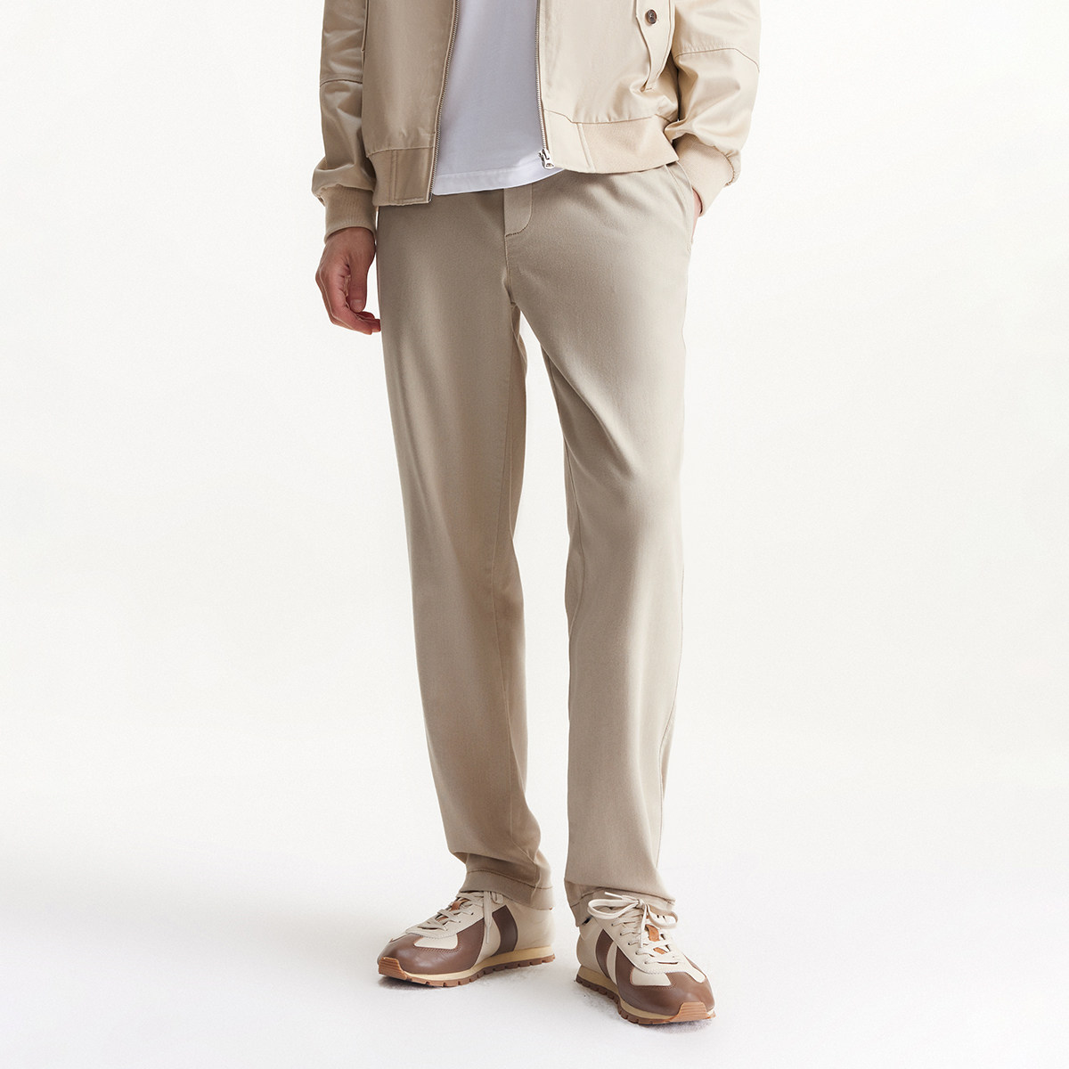 杰克琼斯奥特莱斯男装秋季休闲裤纯色弹力多口袋松紧腰头长裤裤子,淘宝优惠券,粉丝福利购,淘宝优惠卷