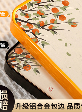 柿柿如意字画家居装饰摆件