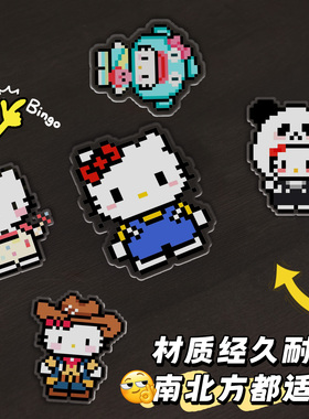 亚克力冰箱贴磁性吸附