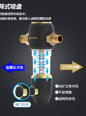 欧萨全屋前置过滤器不锈钢滤网