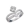925 sterling silver princess crown square diamond ring for women light luxury