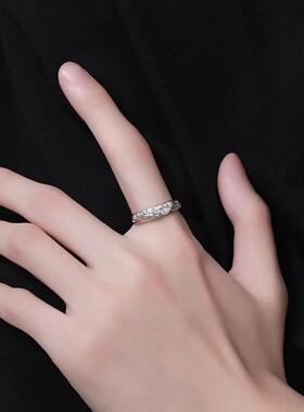 S999足银新款貔貅情侣戒指男女款