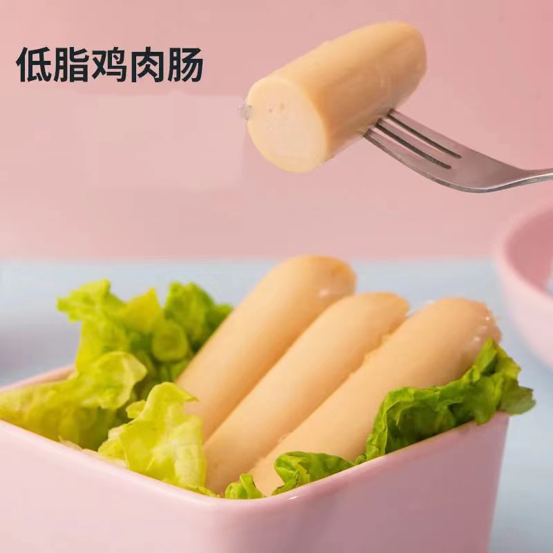 夏初食品旗舰店【10根肠】夏初鸡胸肉肠开袋即食高蛋白低脂健身解馋零食速食食品0