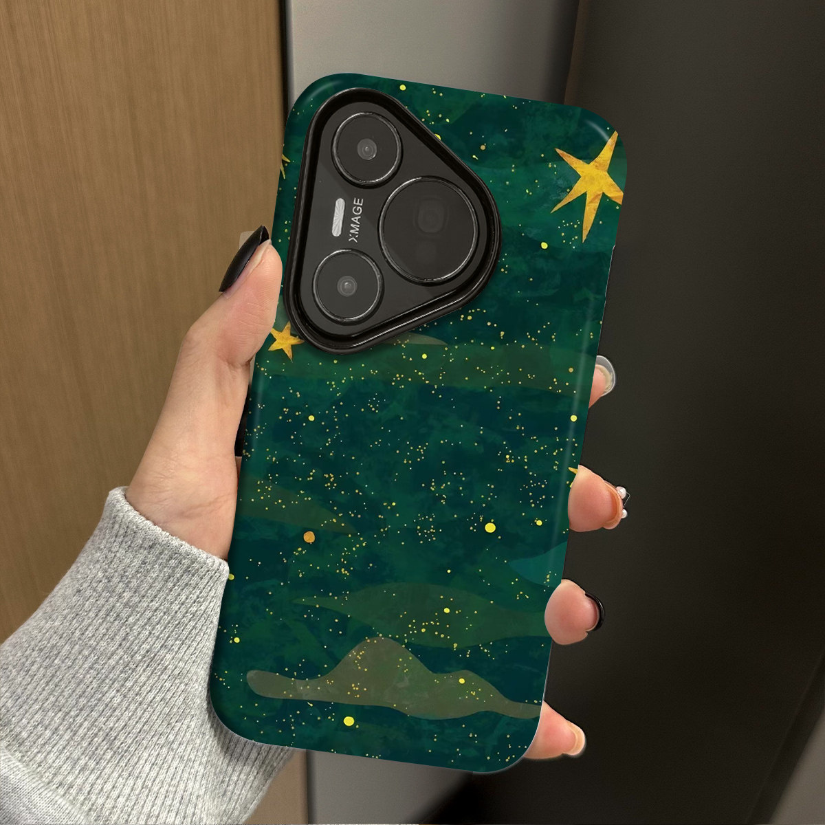 绿林星星适用华为华为Pura80pro手机壳huaweiPura70Ultra新款高级防摔p60套磨砂简约p40可爱韩系50菲林防摔,淘宝优惠券,粉丝福利购,淘宝优惠卷