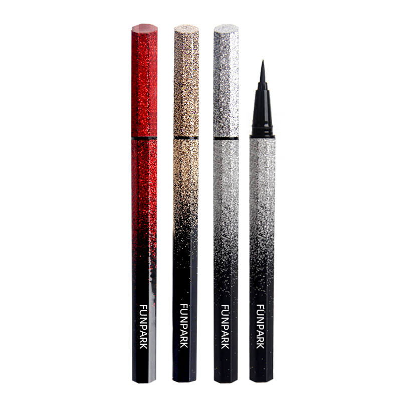 funpark旗舰店持久防水不晕染眼线液笔新手初学者胶笔眼影棕色星空女正品李佳琦2