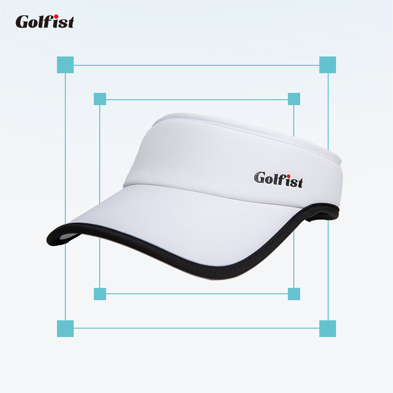 高尔夫球帽女士夏季户外运动遮阳帽GOLF球帽 白色可调节女无顶帽,淘宝优惠券,粉丝福利购,淘宝优惠卷