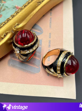 铜青岛小中古vintage戒指/指环