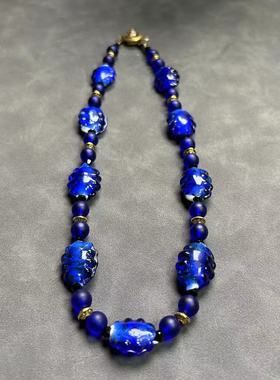 琉璃中古琉璃Vintage饰品项链