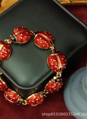 混合材质原创设计vintage手链