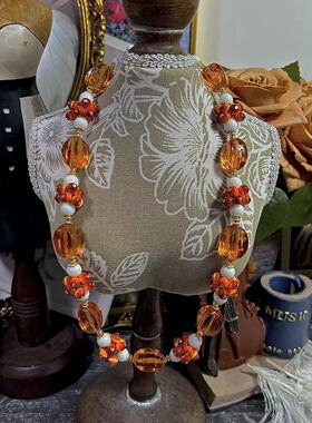 琉璃中古vintage欧美外贸饰项链