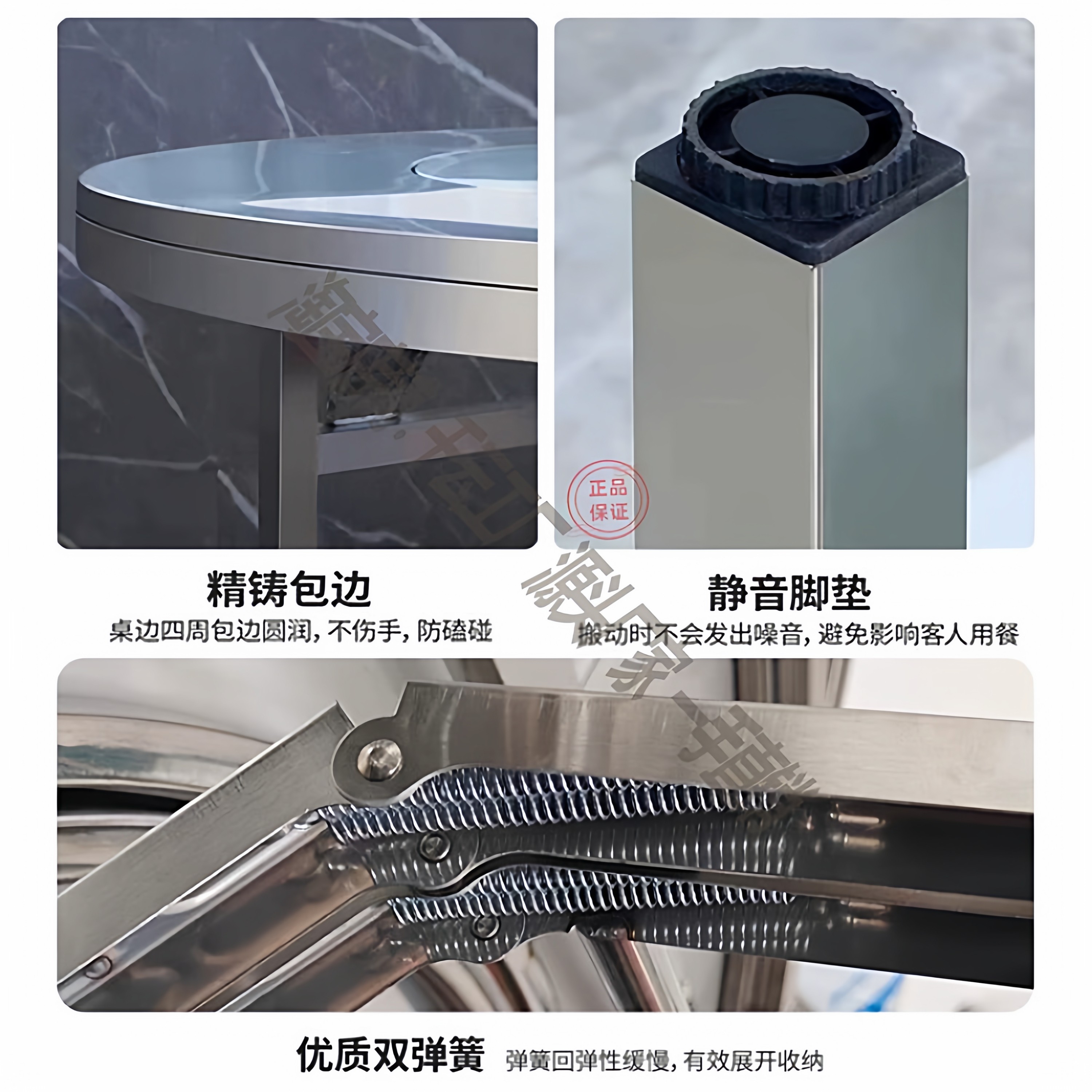 304不锈钢圆桌下沉式煤气炉一体火锅桌带转盘餐桌饭桌电磁炉可选,淘宝优惠券,粉丝福利购,淘宝优惠卷