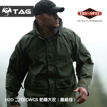 TRU-SPEC Iron Card H2O Waterproof Outdoor Coat Jacket Tactical Hard Shell Grip Suede Liner Warm generation ECWCS
