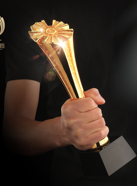 奖杯定制奖杯奖杯定做制作年会颁奖优秀员工刻字季度优秀员工