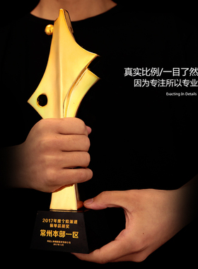 勇冠三军新款奖杯定制奖杯年会颁奖礼品纪念奖杯制作季度优秀员工