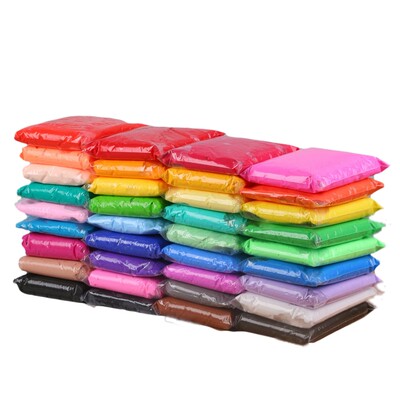 超轻粘土36色500g无毒橡皮泥彩泥黏土太空手工泥儿童500克大包装 虎窝淘