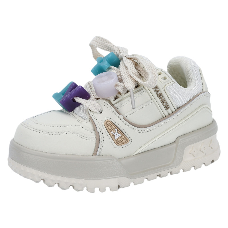 官网25年真皮春秋季男童鞋子潮牌洋气女童休闲鞋百搭儿童运动板鞋,淘宝优惠券,粉丝福利购,淘宝优惠卷