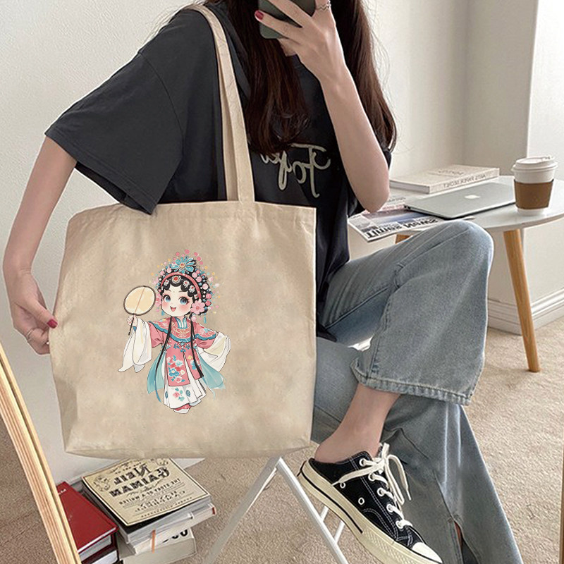 原创国潮戏曲人物京剧脸谱热转印烫画贴纸白墨烫画衣服印花贴花,淘宝优惠券,粉丝福利购,淘宝优惠卷