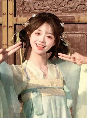 发钗儿童古风汉服头饰发带超仙