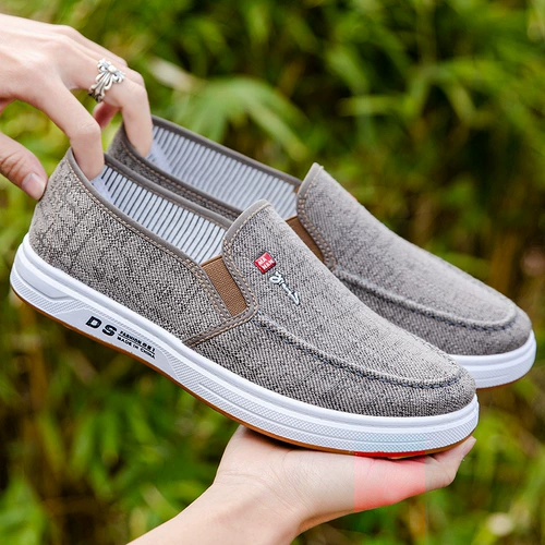 Слипоны, нескользящая повседневная обувь, рабочая тканевая спортивная обувь, коллекция 2023