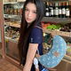 MLB bag handbag shoulder bag fashion shoulder bag casual bag shoulder armpit bag trendy