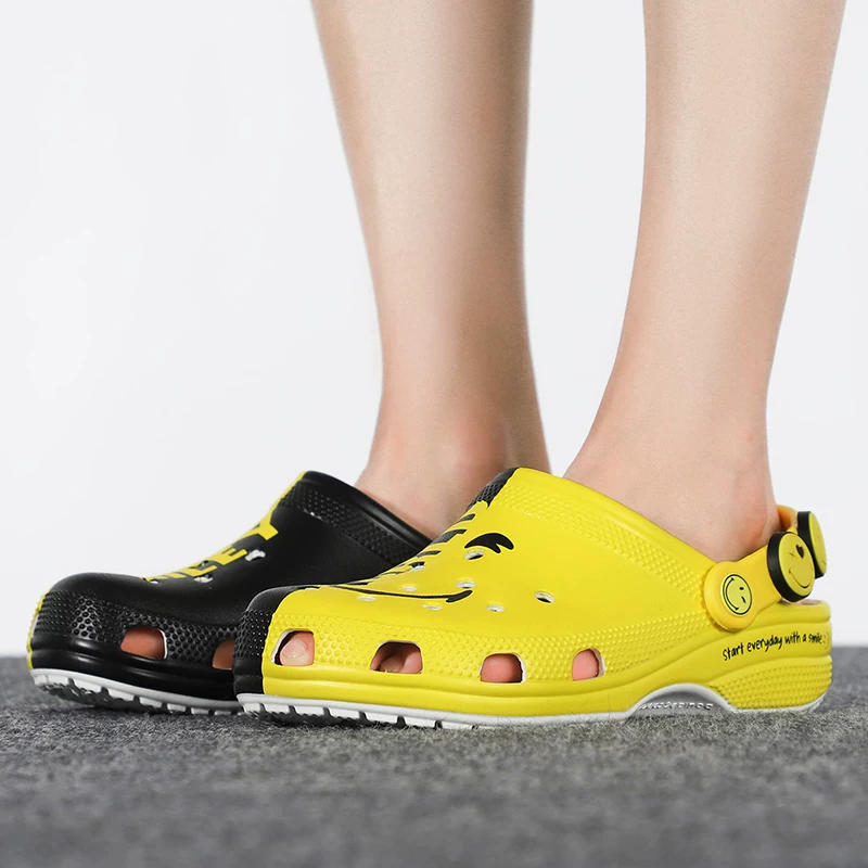 Crocs, пляжная обувь для мужчин и женщин, шлепанцы