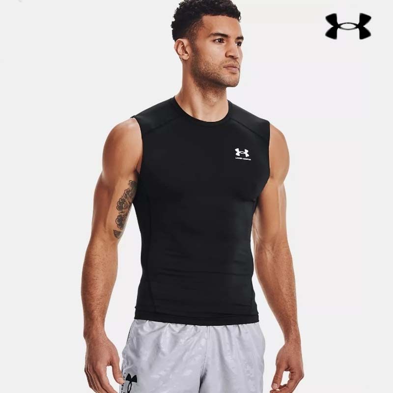 【自营】UA安德玛无袖T恤衫男装新款运动服紧身背心健身衣1361522,淘宝优惠券,粉丝福利购,淘宝优惠卷