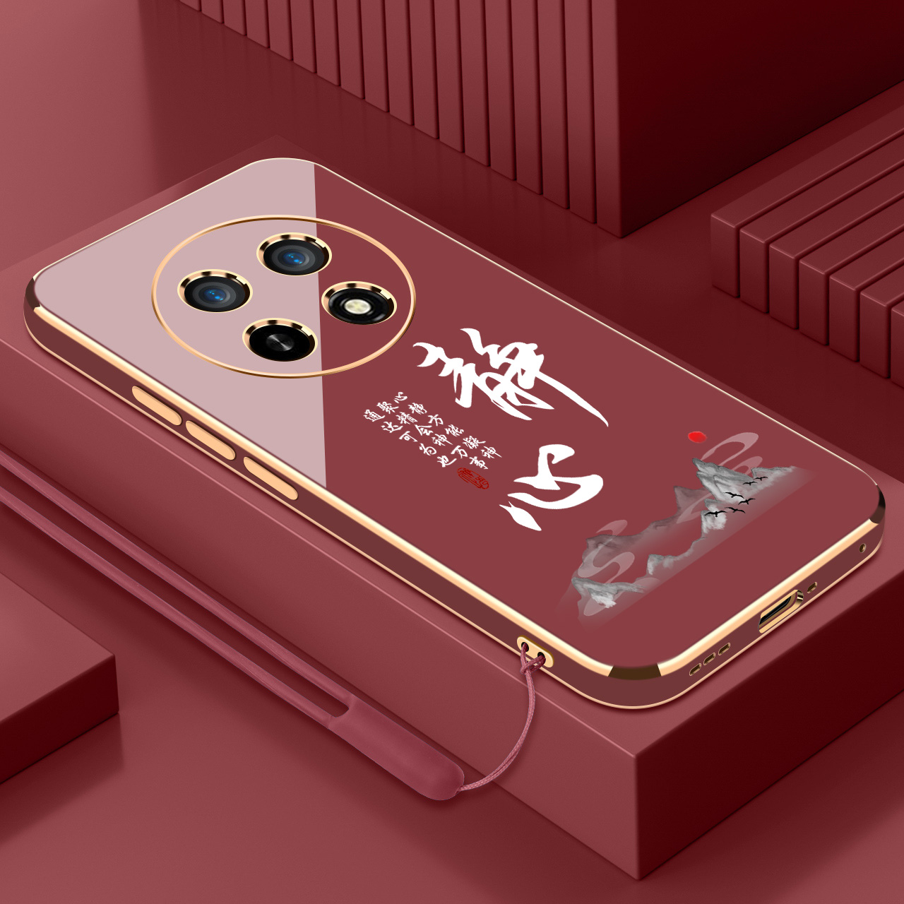 适用电镀oppoa2静心手机壳新款oppoa2pro情侣高级a2m女款个性直边a2x硅胶软壳小众镜头全包防摔男款保护套 - 图2