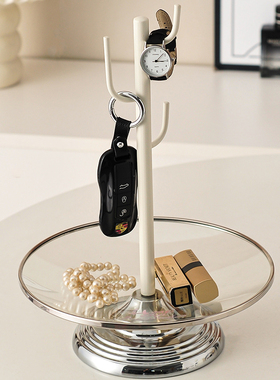 入户门口玄关钥匙杂物收纳摆件客厅鞋柜装饰品轻奢工艺品乔迁礼物