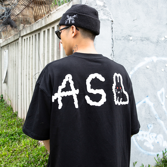 ASH线上商店 Something about ash 20SS飞天小兔子420限定发泡短 - 图0