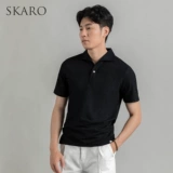 Трикотажная футболка с коротким рукавом, летняя футболка polo для отдыха