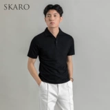 Трикотажная футболка с коротким рукавом, летняя футболка polo для отдыха