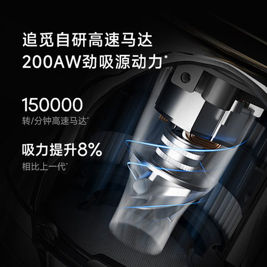 Zhuimi 200AW Hurricane Green Light Staubsauger V15S