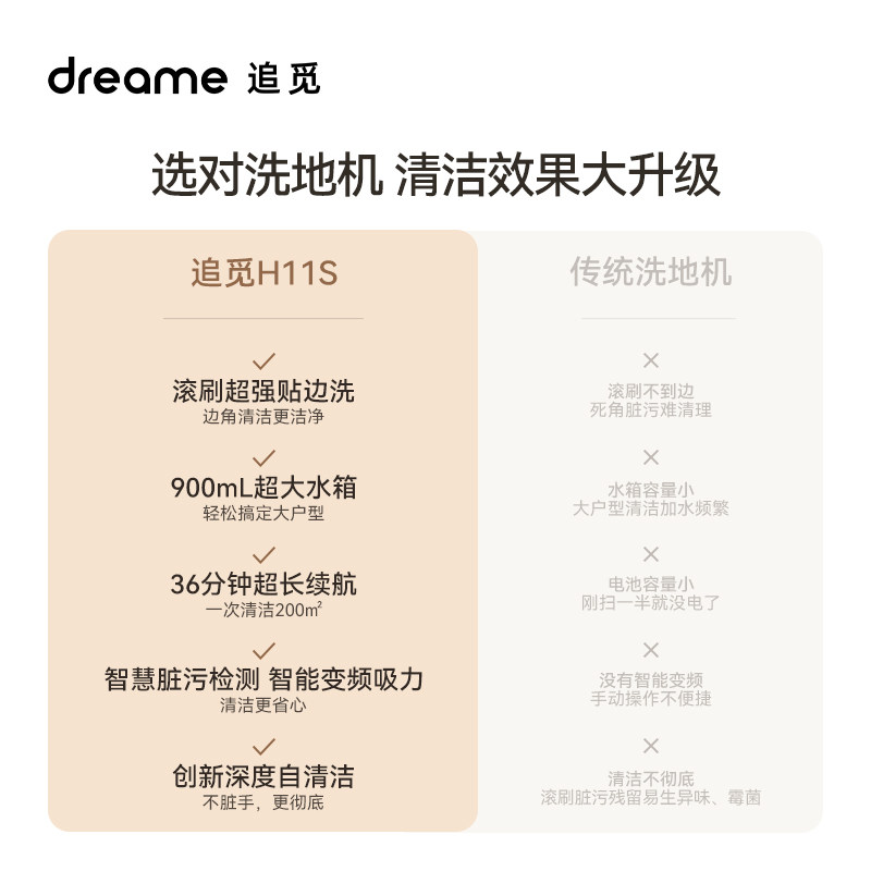  追觅电器洗地机