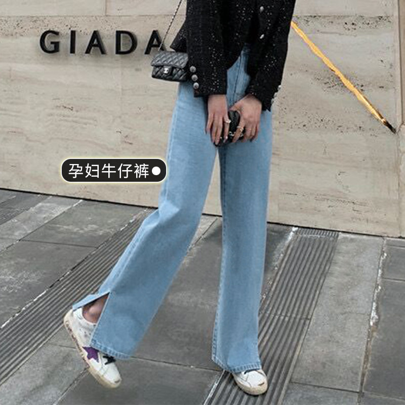 夏季潮妈阔腿夏外穿宽松孕妇裤子 夏娜莎孕妇阔腿裤