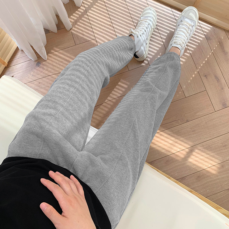 春秋外穿时尚针织束脚裤孕妇裤子 夏娜莎孕妇直筒裤