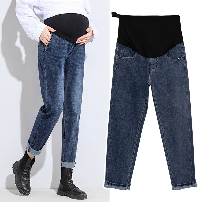 春秋孕妇裤子 夏娜莎孕妇直筒裤