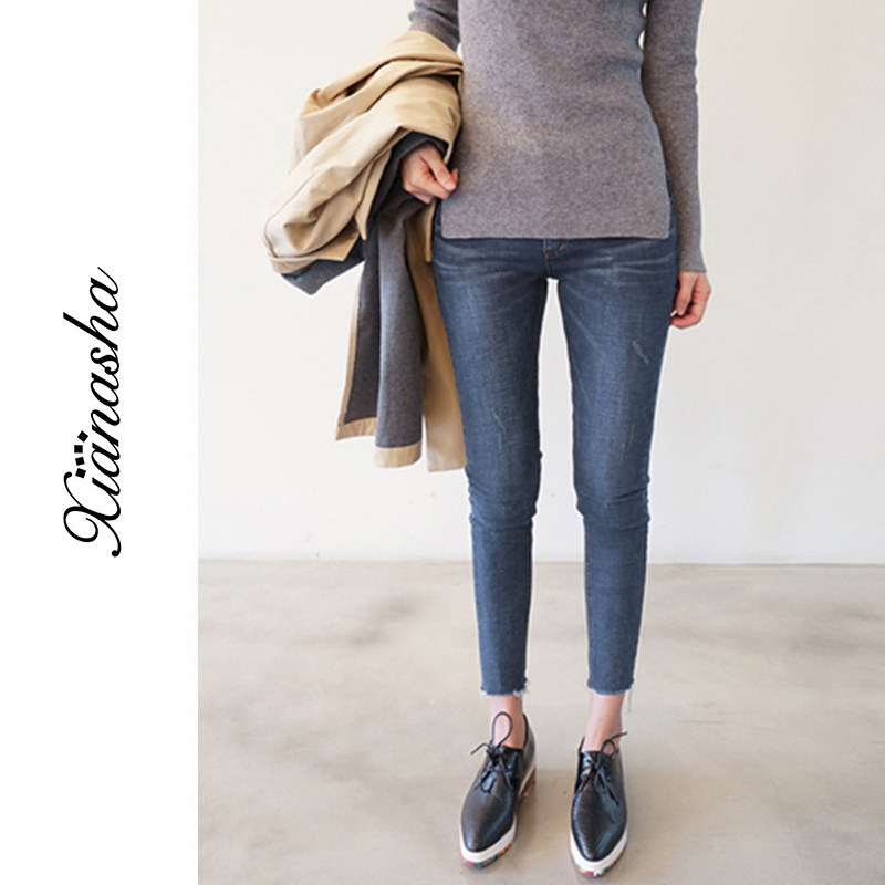 孕妇装春装孕妇九分裤春秋孕妇裤子 夏娜莎孕妇铅笔裤