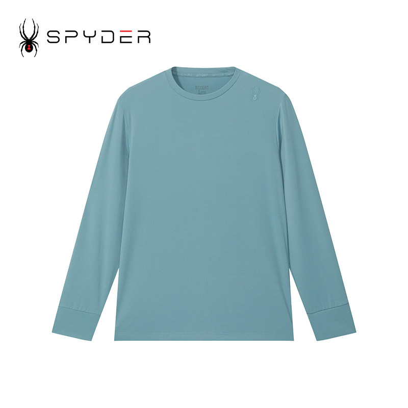 SPYDER新品男子TRAINING秋冬弹力修身T恤长袖保暖内搭23MF425M,淘宝优惠券,粉丝福利购,淘宝优惠卷