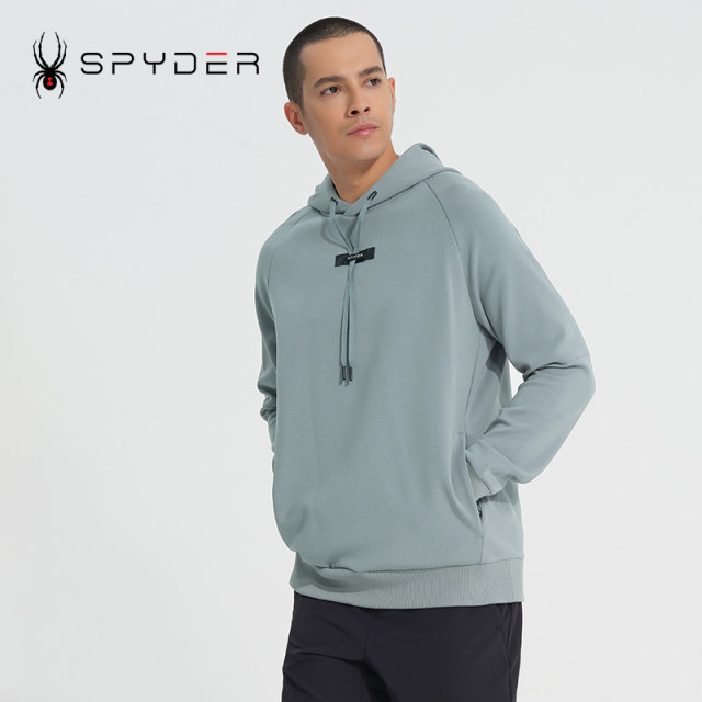 ເສື້ອຢືດ hooded ງ່າຍດາຍຂອງຜູ້ຊາຍ spider ດູໃບໄມ້ລົ່ນແລະລະດູຫນາວ