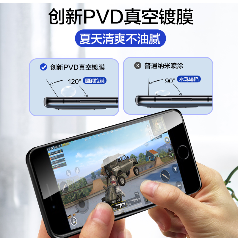 适用于苹果se3钢化膜iPhonese3手机膜se2全屏防偷窥iphone第三代es3屏保贴se2第二代4.7寸保护es玻璃2022款se-图3