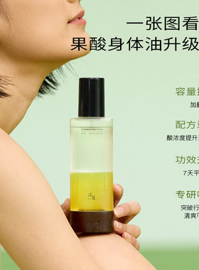 【晁然推荐】浴见果酸/修护沐浴油+果酸身体油+修护身体油霜ZB