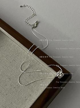 简约小圆珠葡萄串吊坠项链女小众个性时尚气质通勤百搭颈链毛衣链