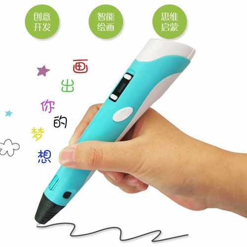 德望儿童3d打印笔比低温三D立体创意涂鸦绘画笔抖音新年礼物玩。 - 图1