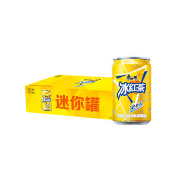康师傅经典酸甜口味冰红茶小罐装Minican冰红茶180ml*12罐TK实付12.9元到手包邮
